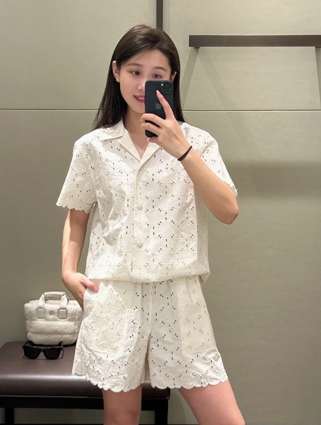 Monc 25ss embroidered suit