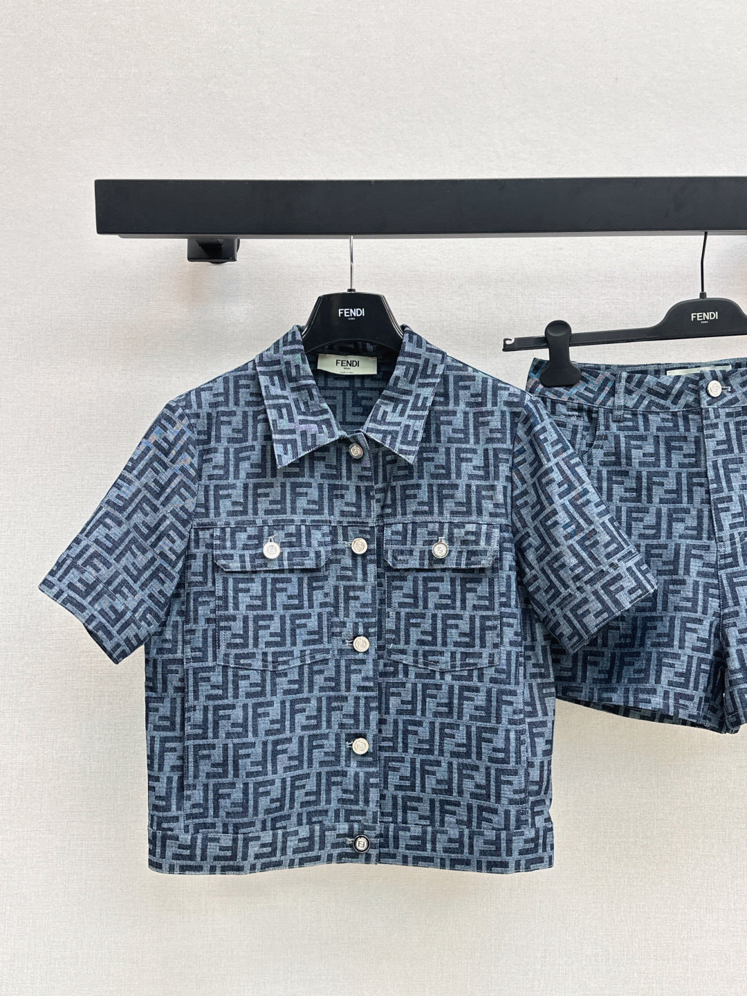 Fend 25ss jacquard suit