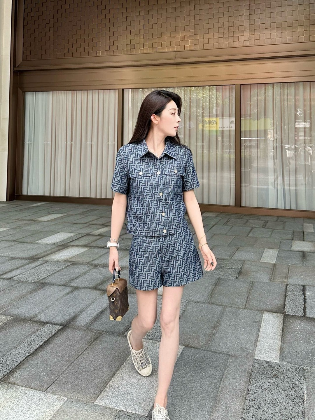 Fend 25ss jacquard suit
