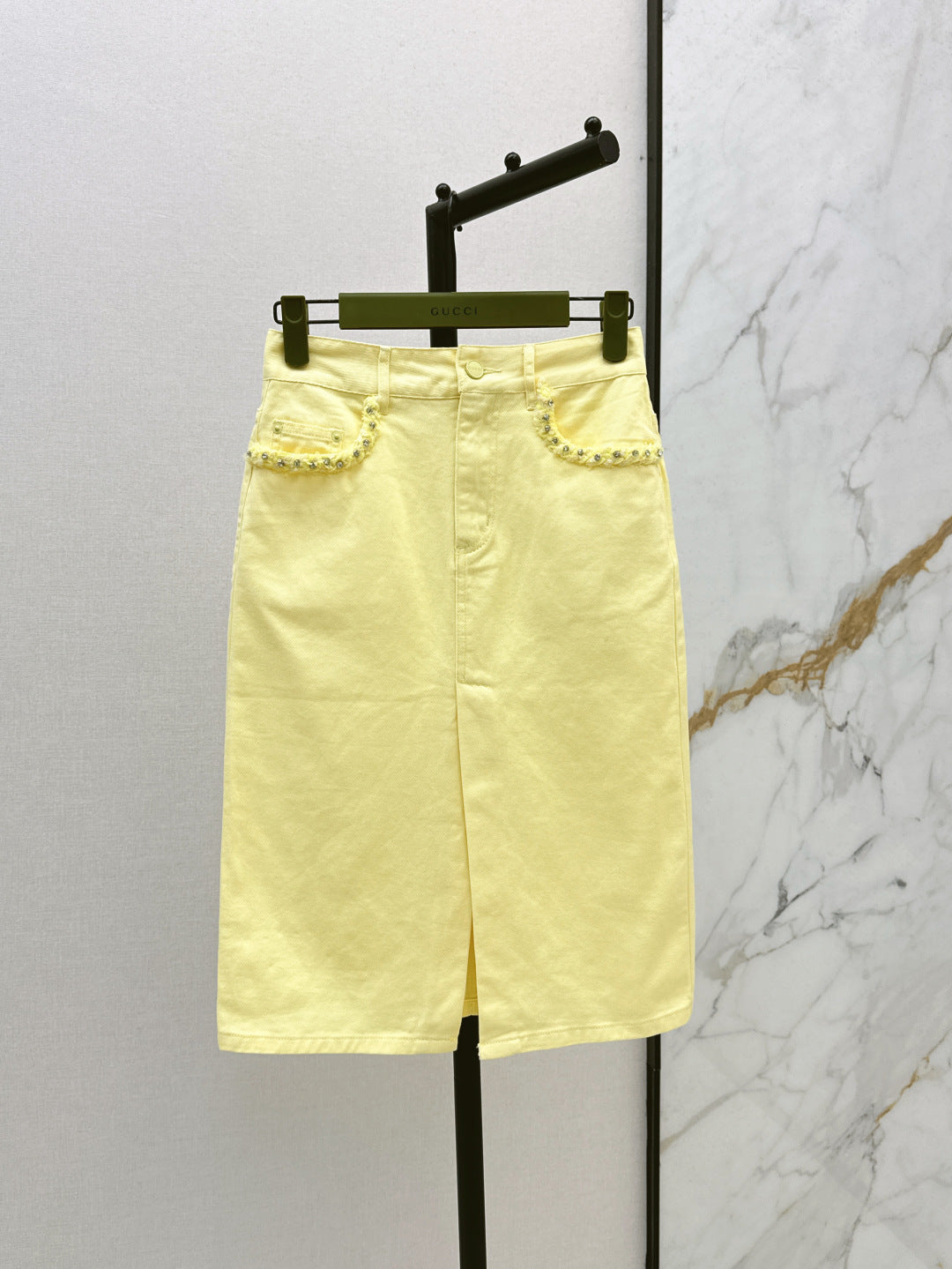 Guc 25ss denim skirt