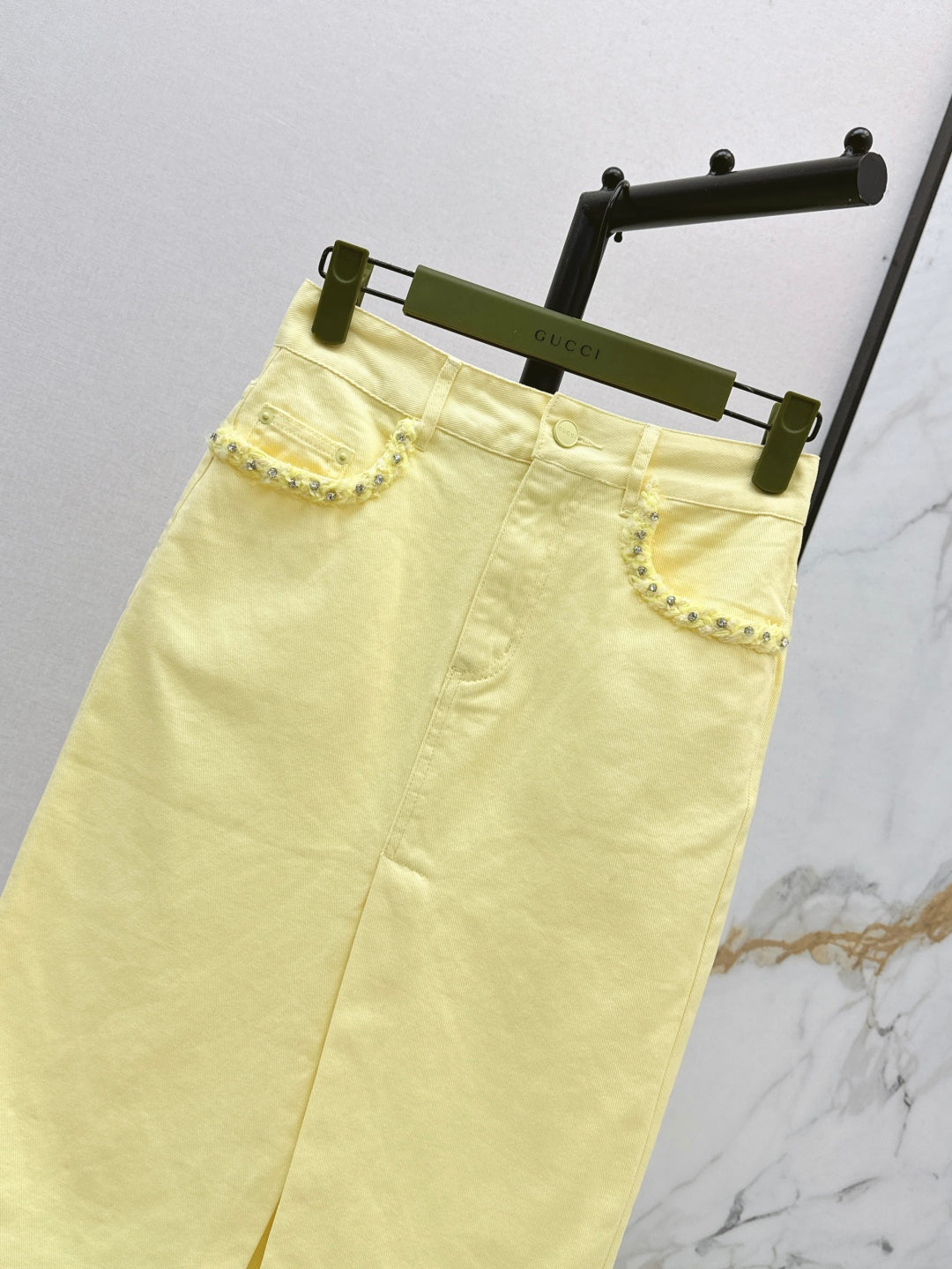 Guc 25ss denim skirt
