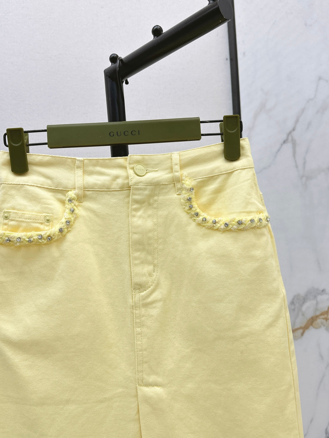 Guc 25ss denim skirt