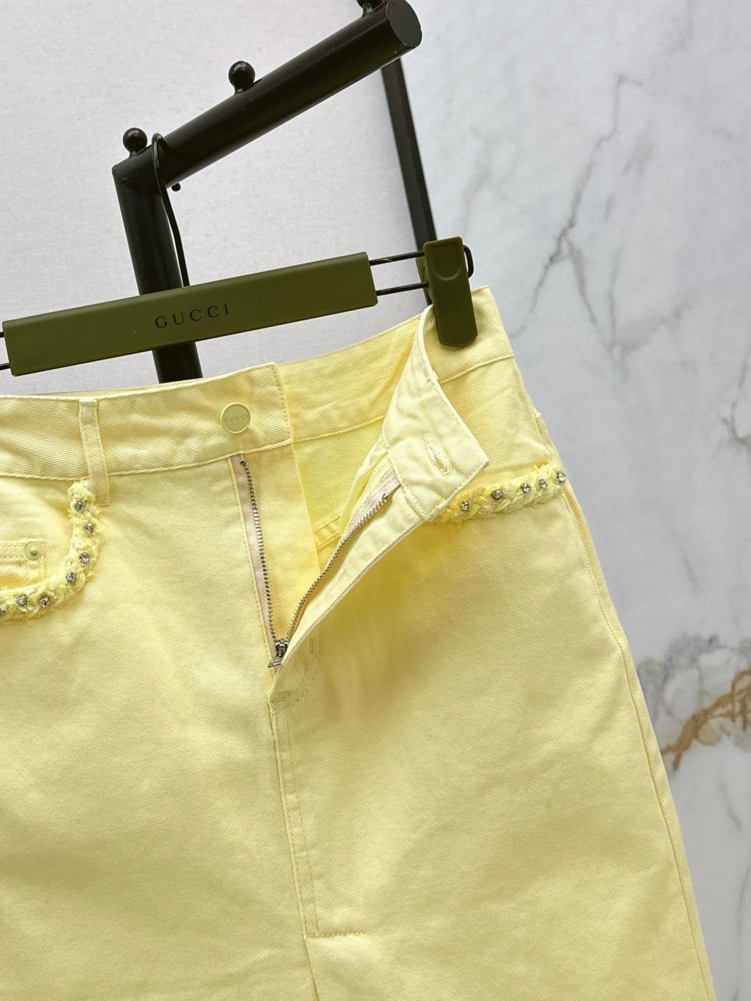 Guc 25ss denim skirt