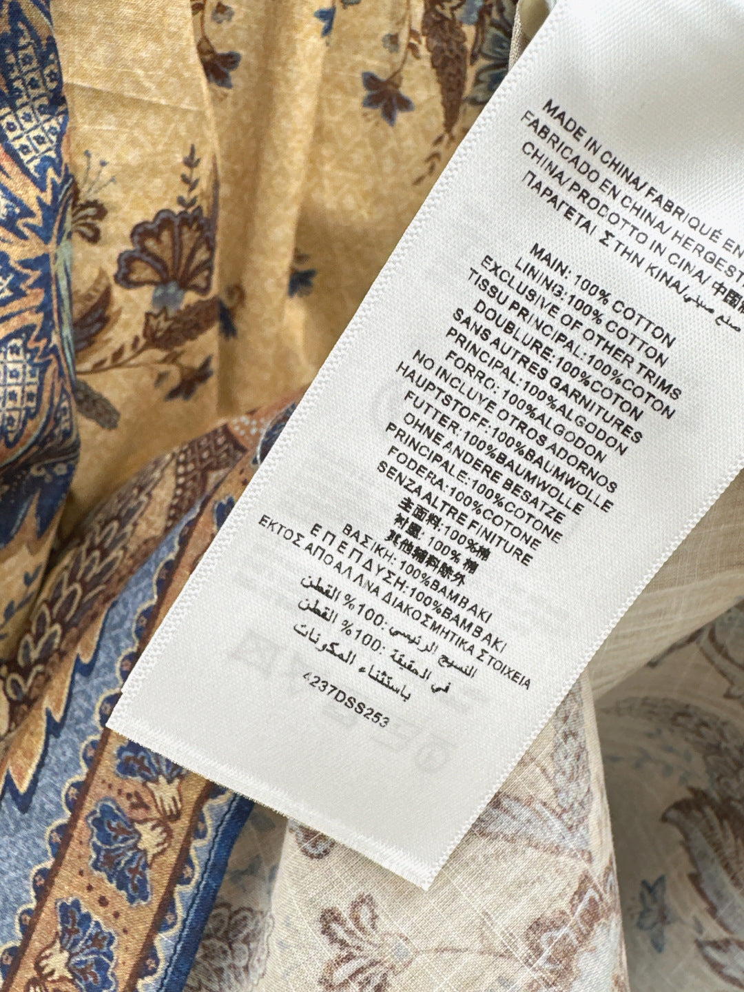 Zimm 25ss print dress