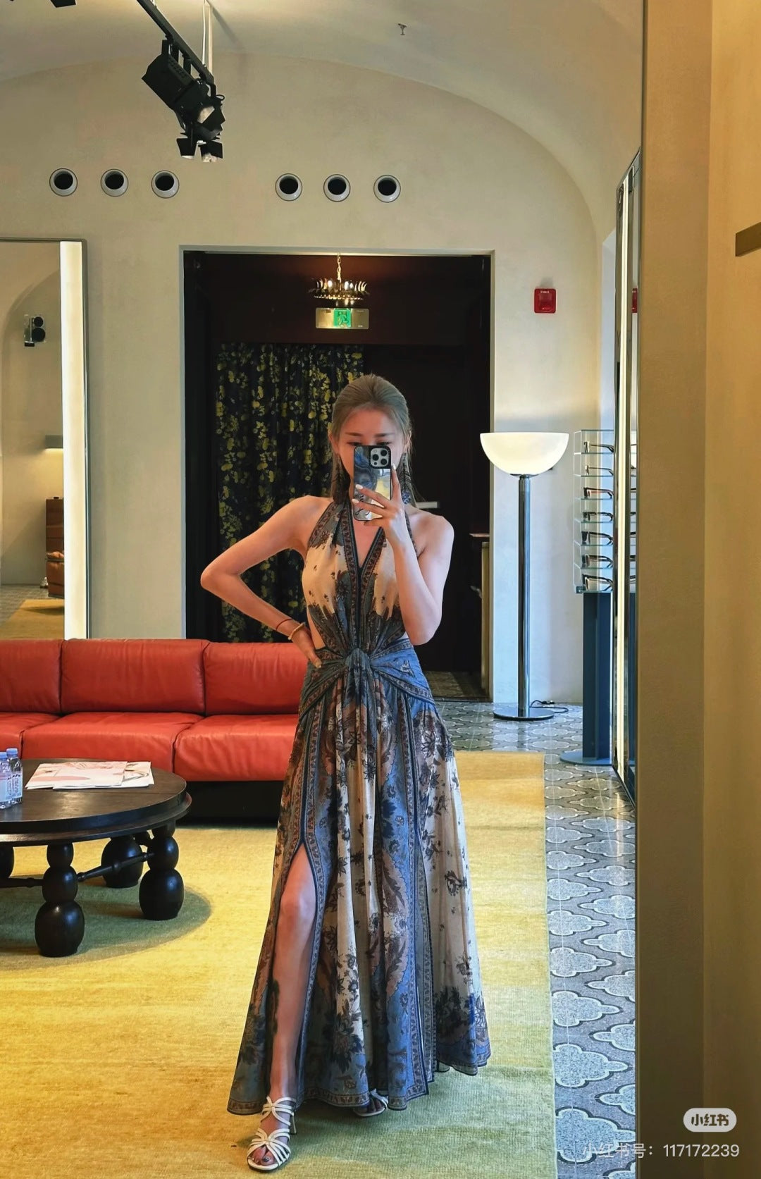 Zimm 25ss print dress