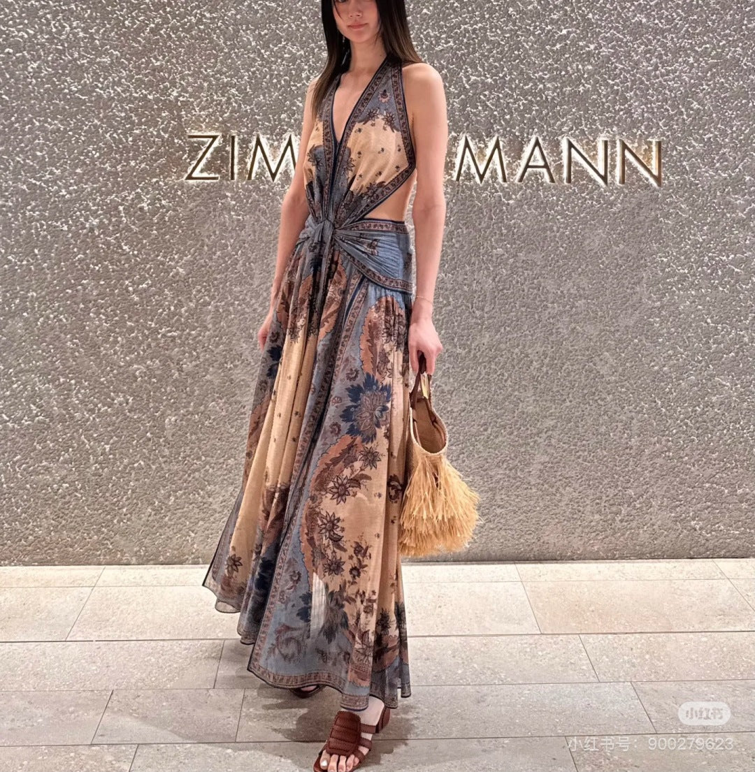 Zimm 25ss print dress