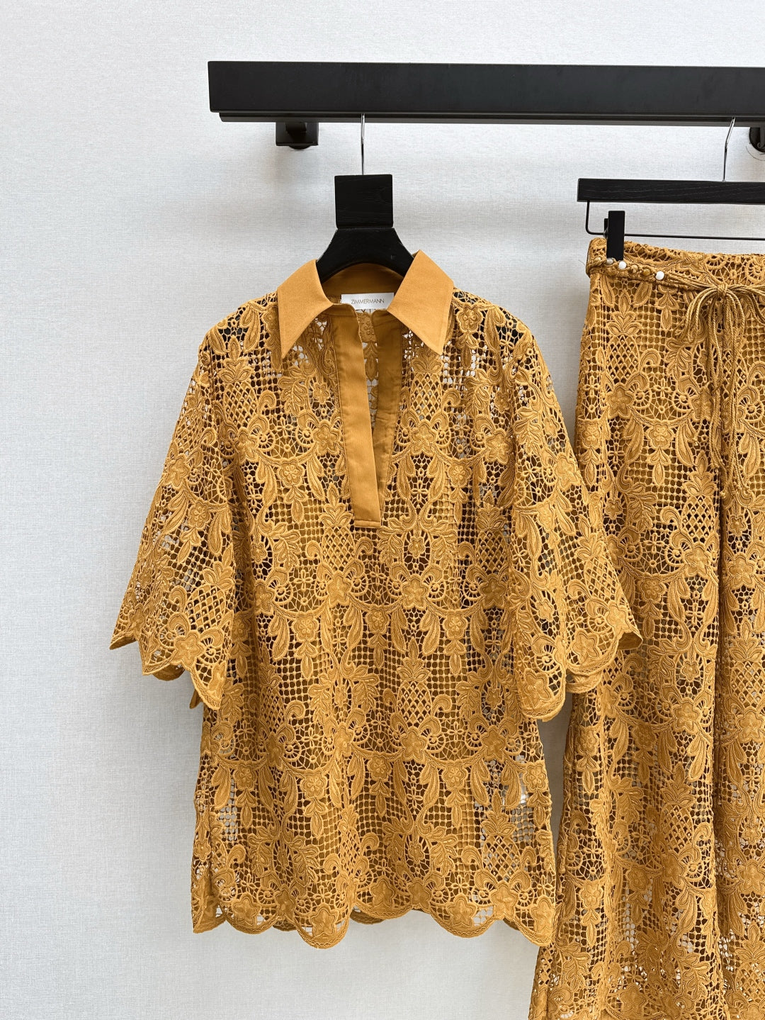 Zimm 25ss embroidered shirt