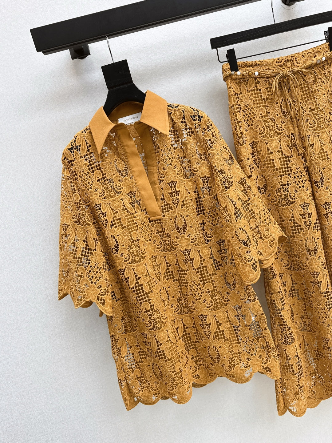 Zimm 25ss embroidered shirt