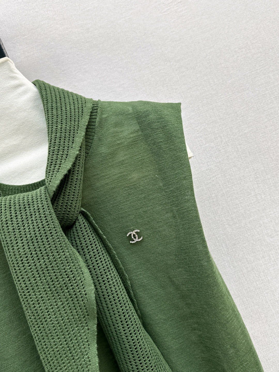 Chan 25ss knit vest