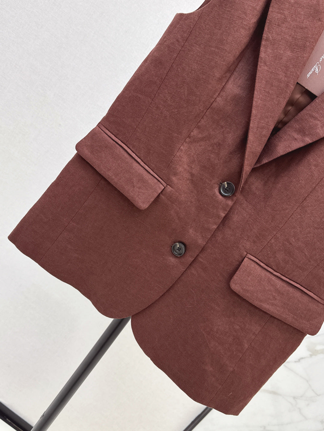 Loro 25ss Linen vest