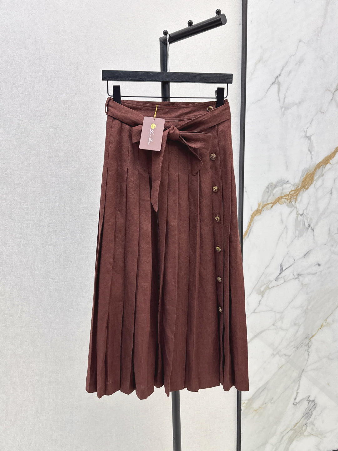 Loro 25ss linen skirt
