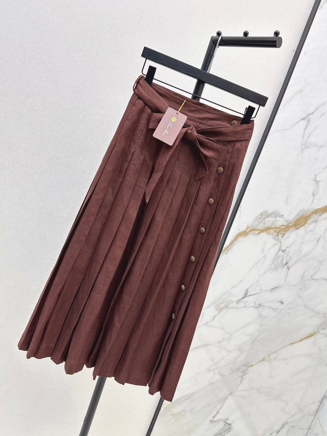 Loro 25ss linen skirt