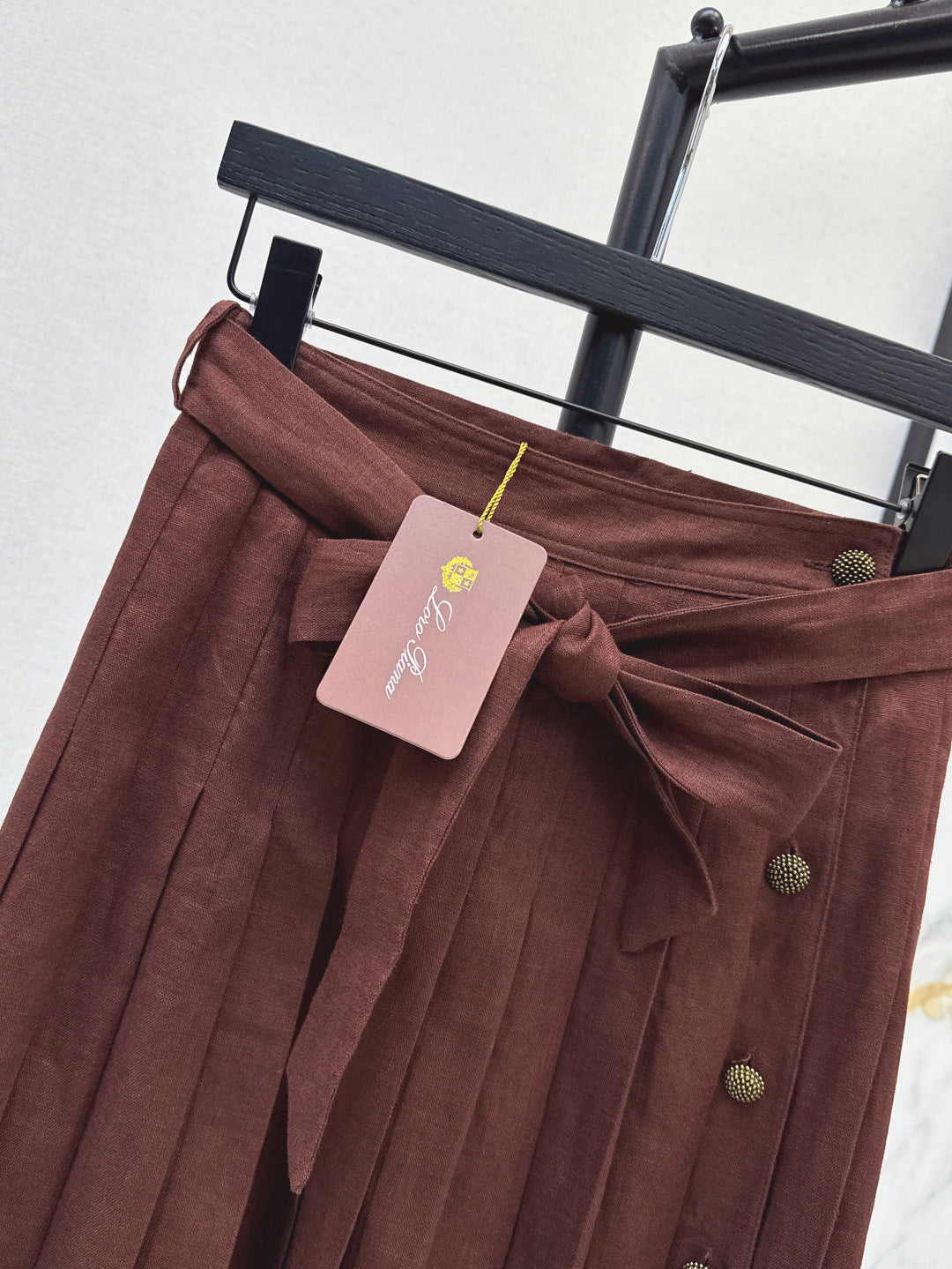 Loro 25ss linen skirt