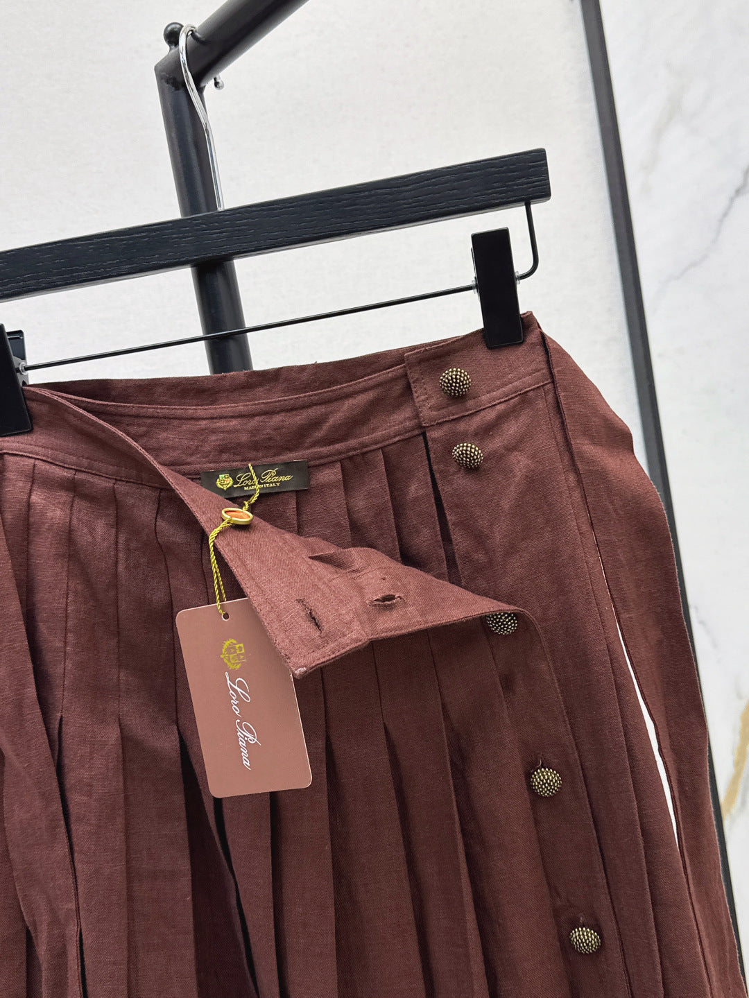 Loro 25ss linen skirt
