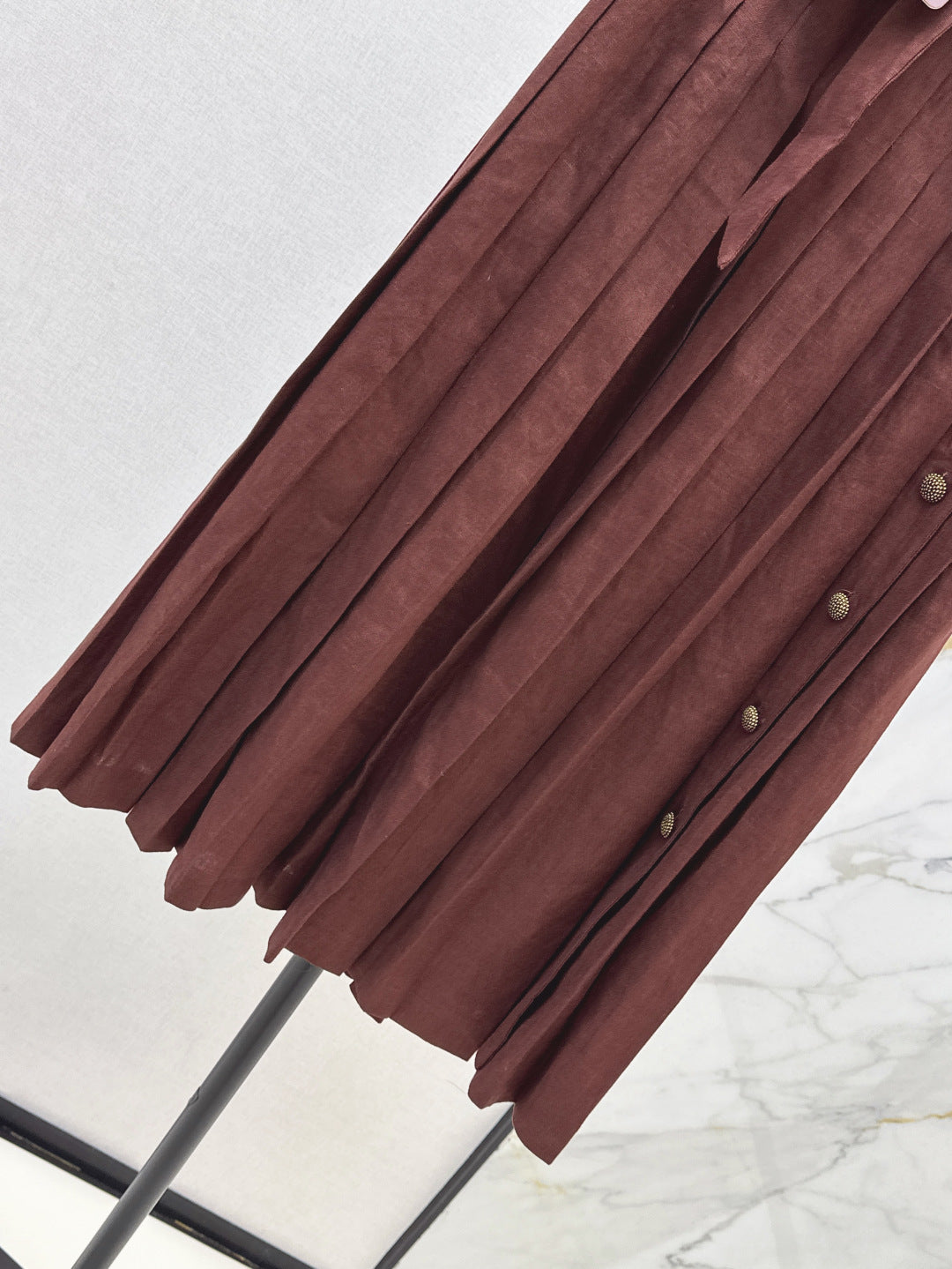 Loro 25ss linen skirt