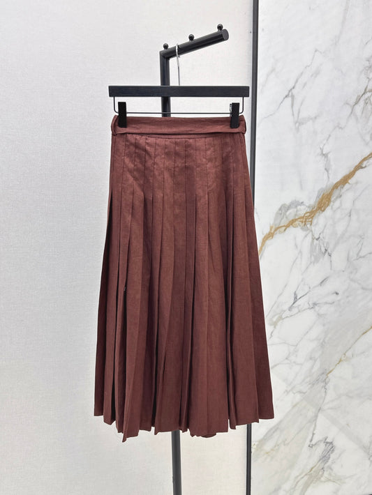 Loro 25ss linen skirt