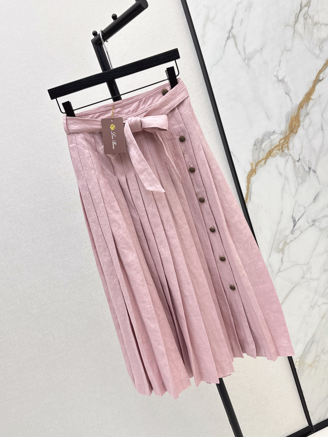 Loro 25ss linen skirt