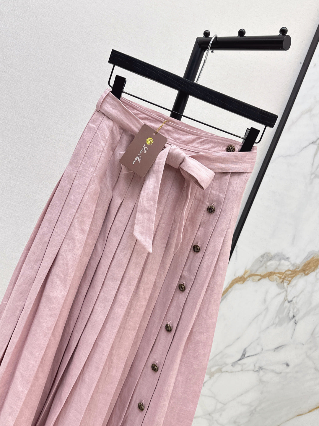 Loro 25ss linen skirt