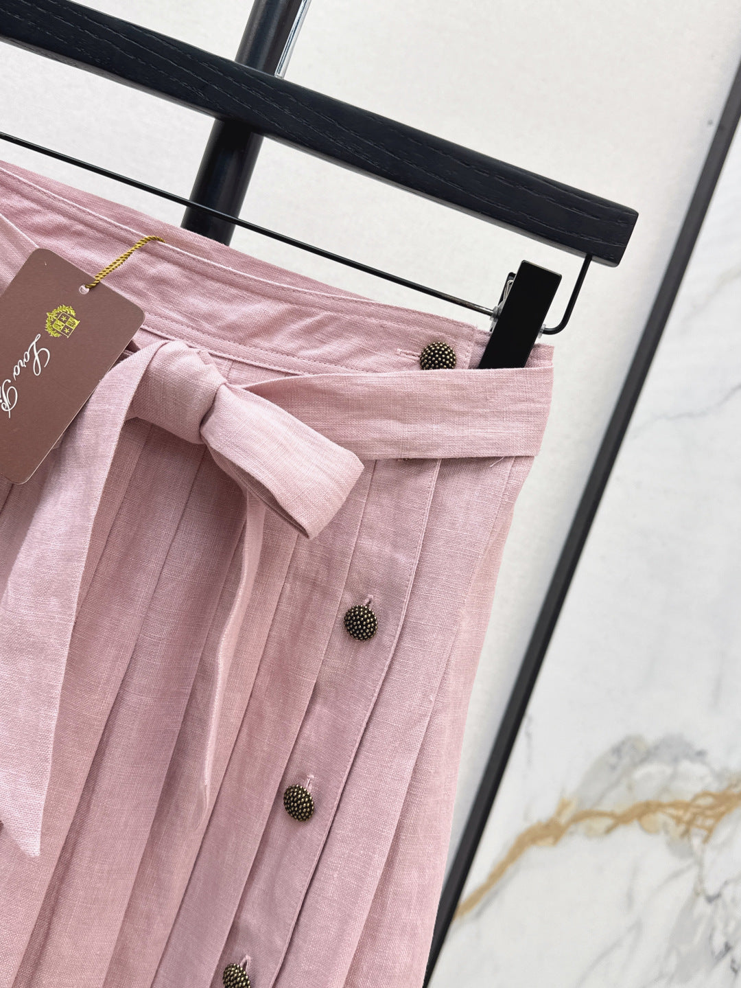 Loro 25ss linen skirt