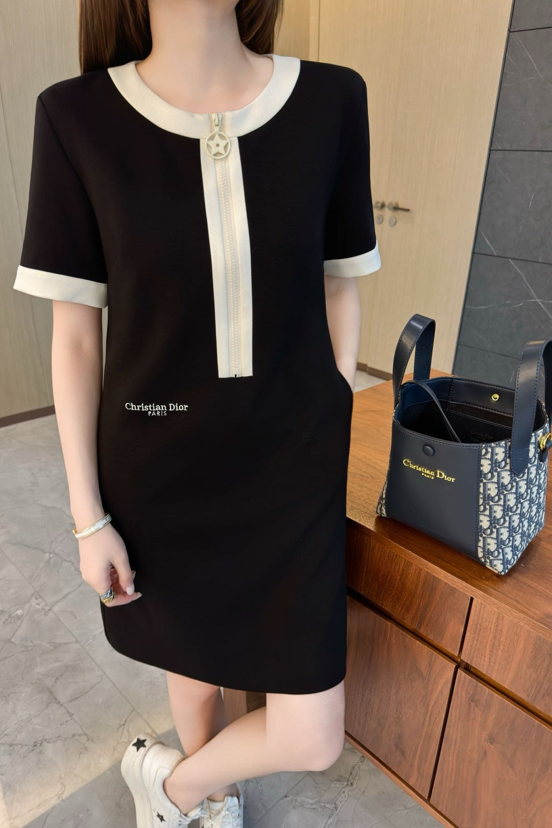 CD 25ss zipper dress