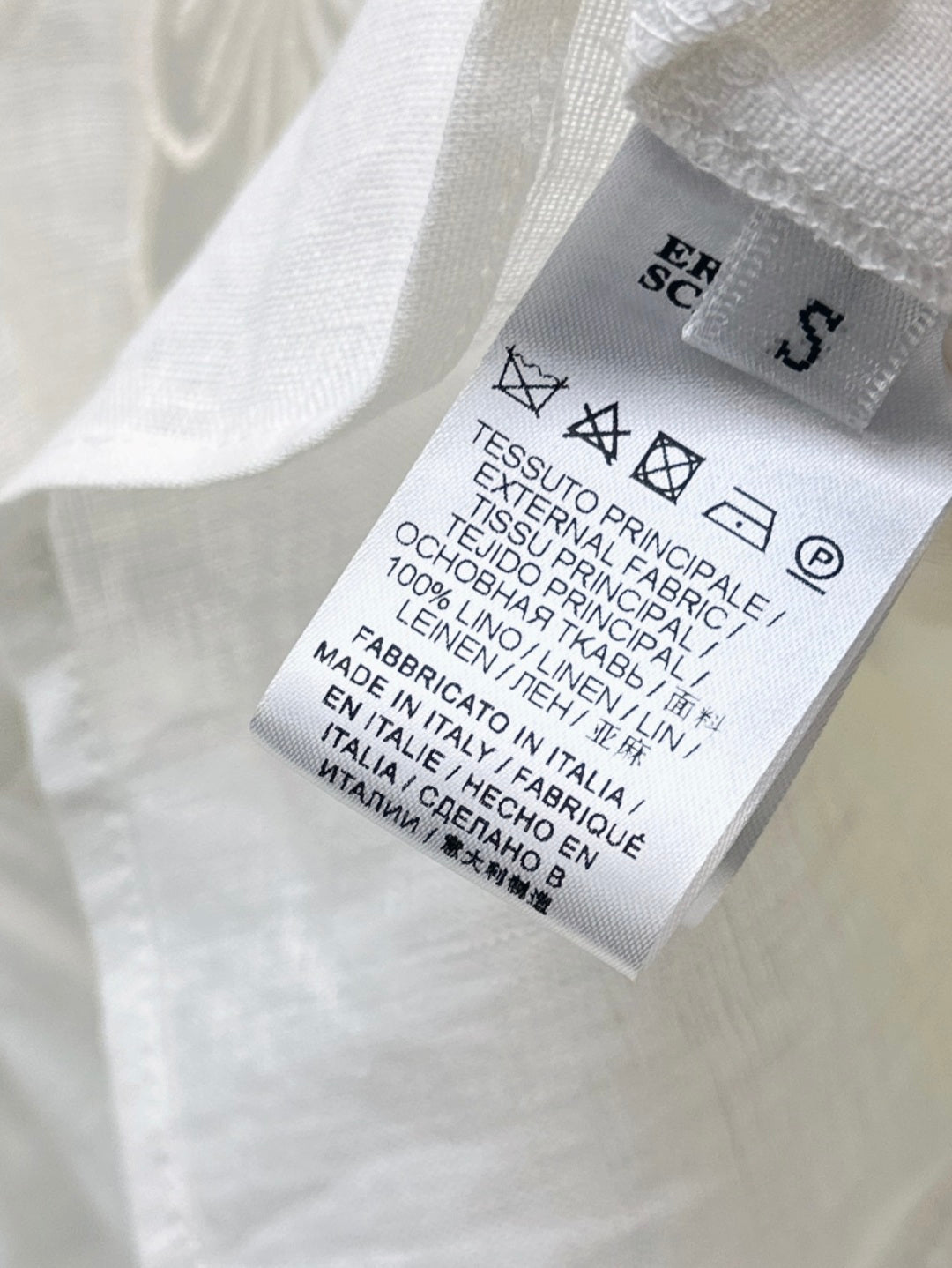 Es 25ss embroidered shirt