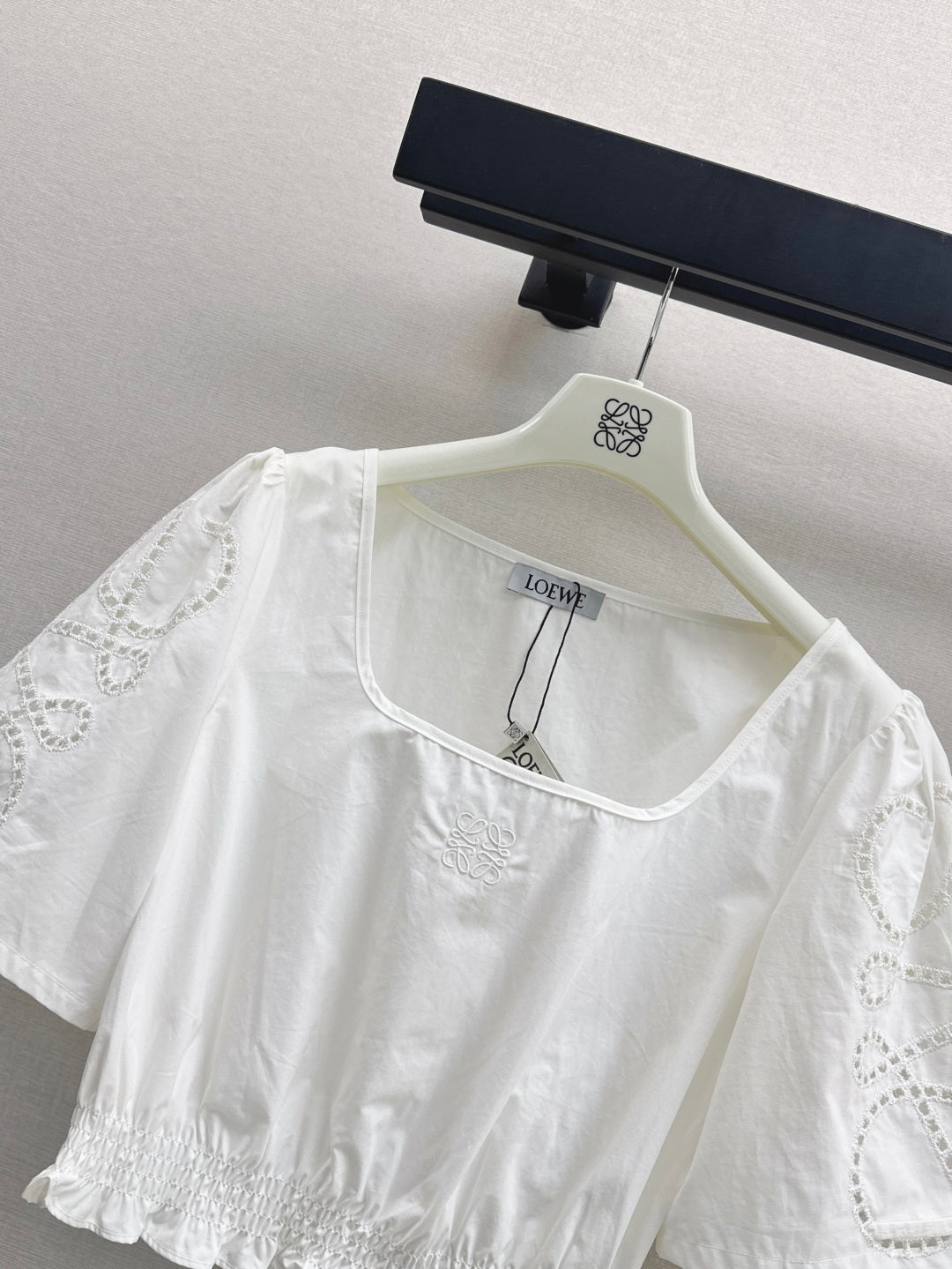 Loe 25ss embroidered shirt