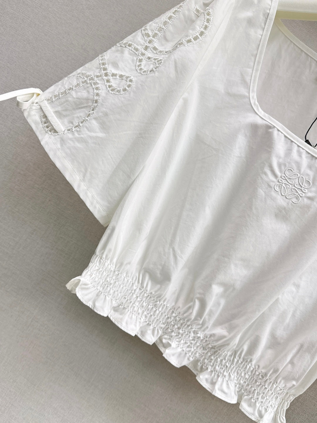 Loe 25ss embroidered shirt