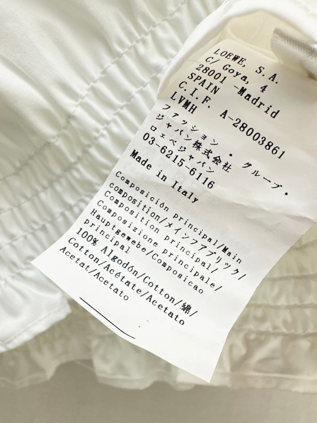 Loe 25ss embroidered shirt