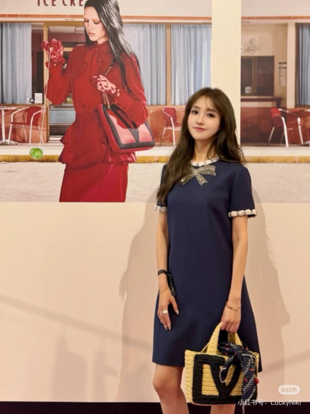 Valen 25ss rhinestone dress