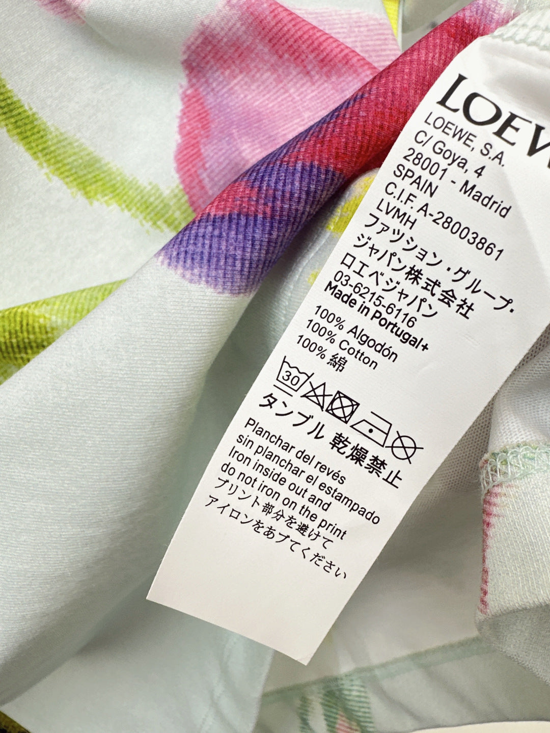 Loe 25ss print t-shirt