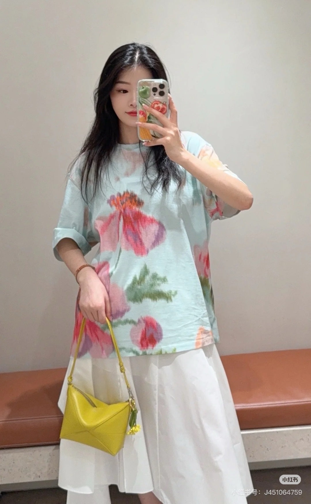 Loe 25ss print t-shirt