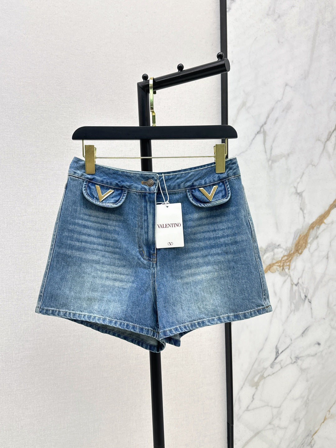 Valen2 5ss denim short