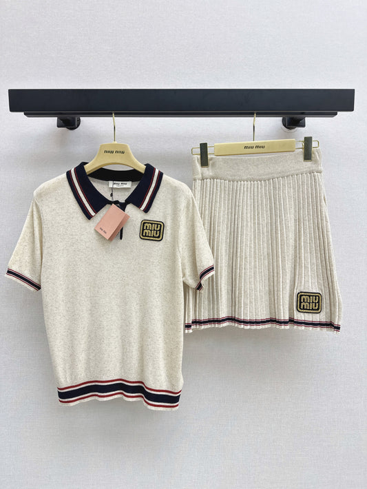 Miu 25ss knit suit