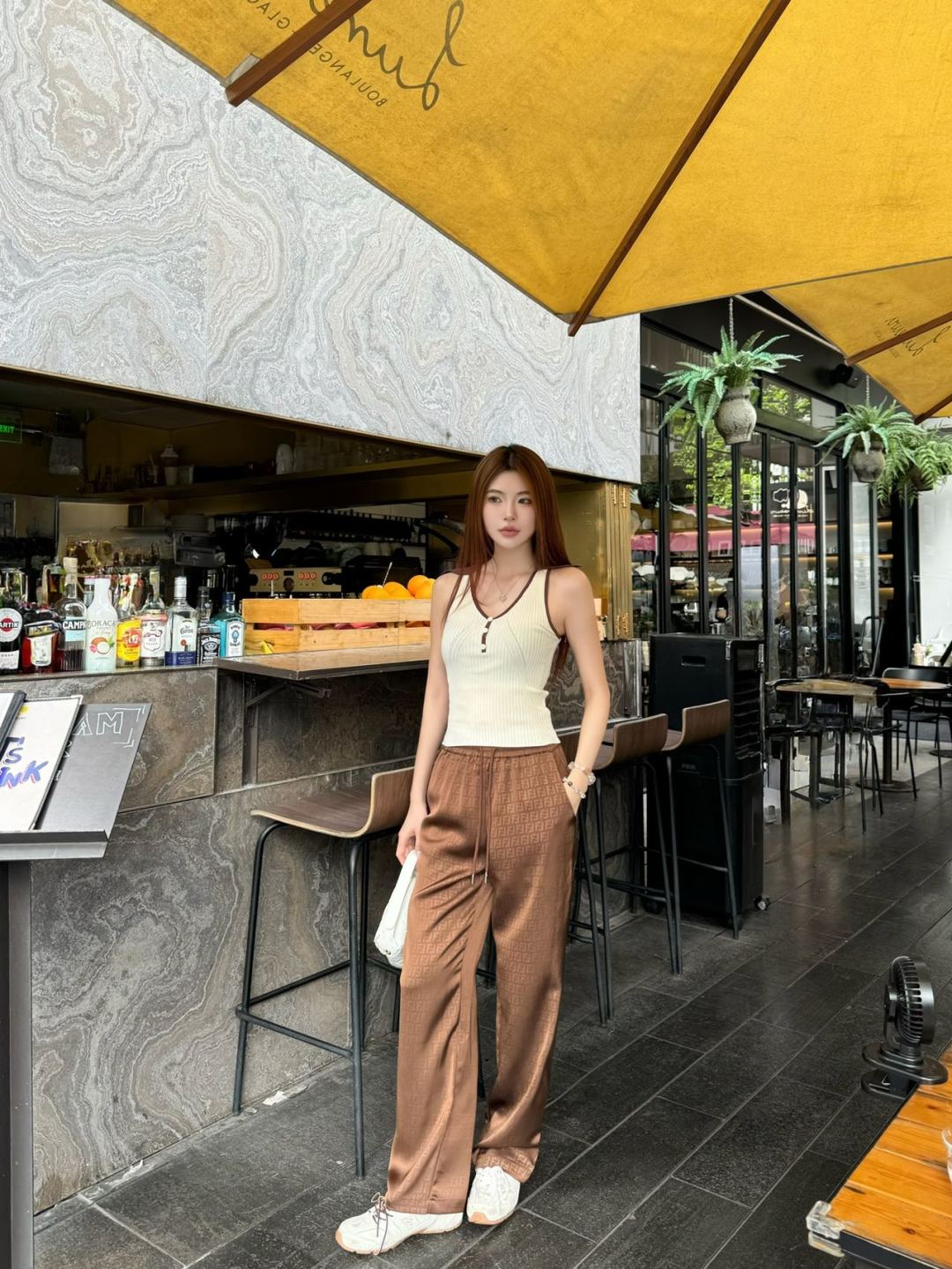 Fend 25ss print pants