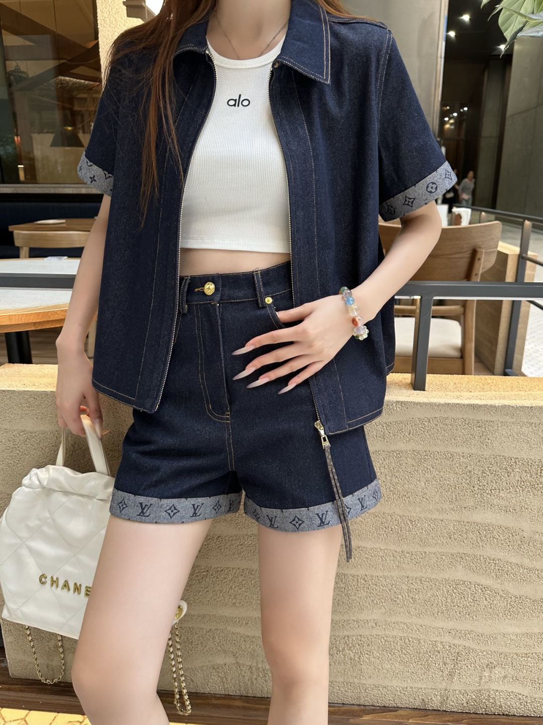 Louis 25ss denim shirt
