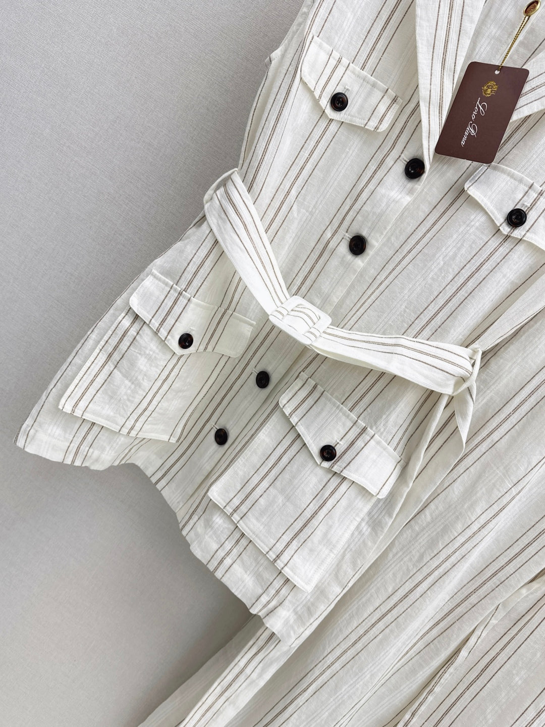 Loro 25ss linen suit