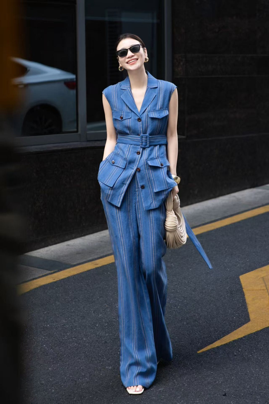 Loro 25ss linen suit