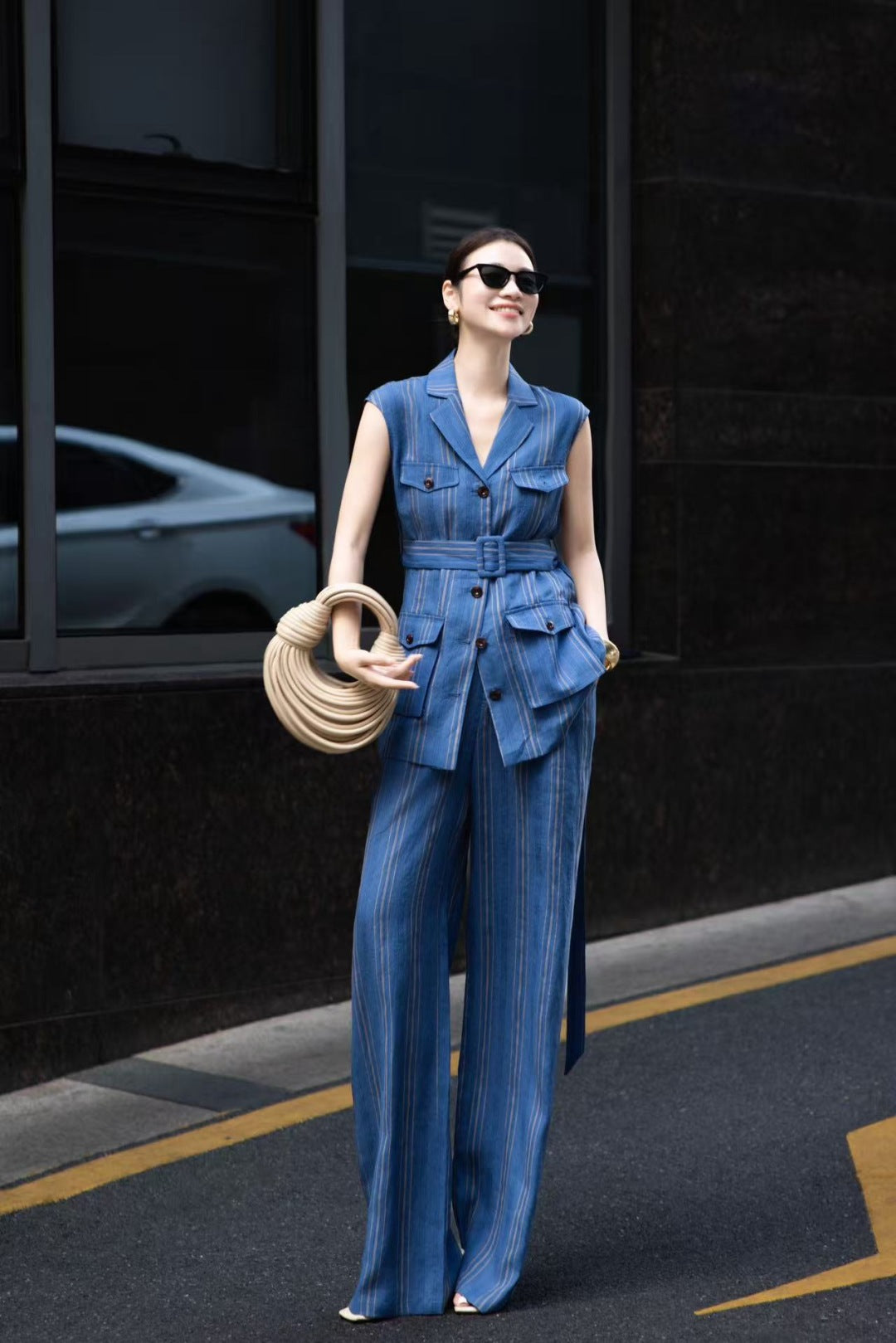 Loro 25ss linen suit