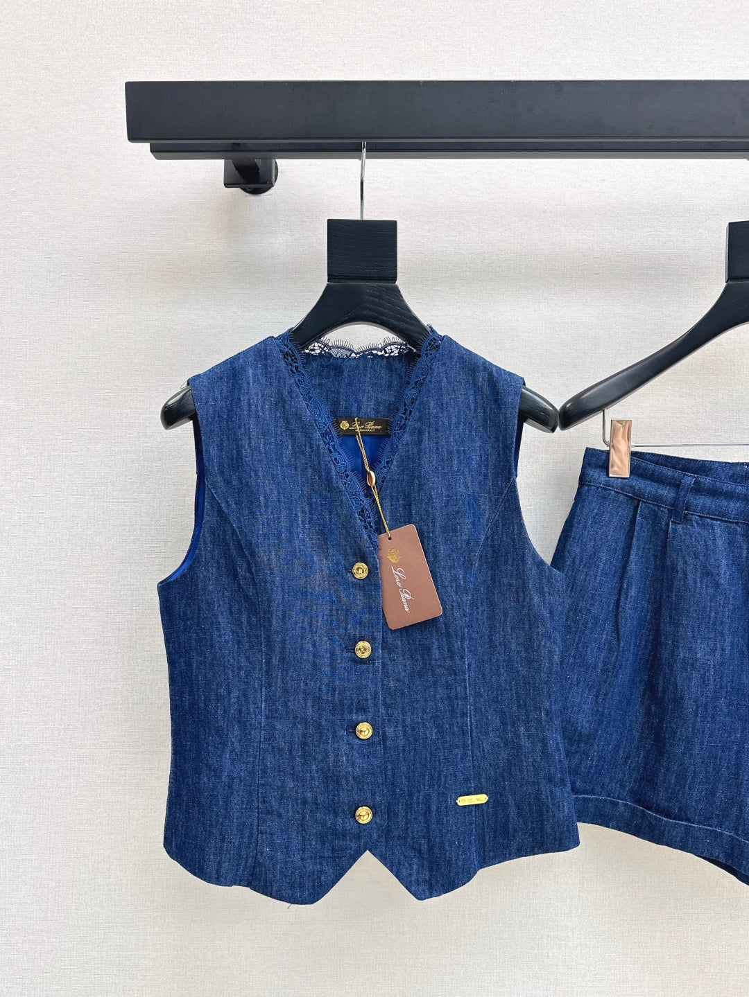 Loro 25ss denim suit
