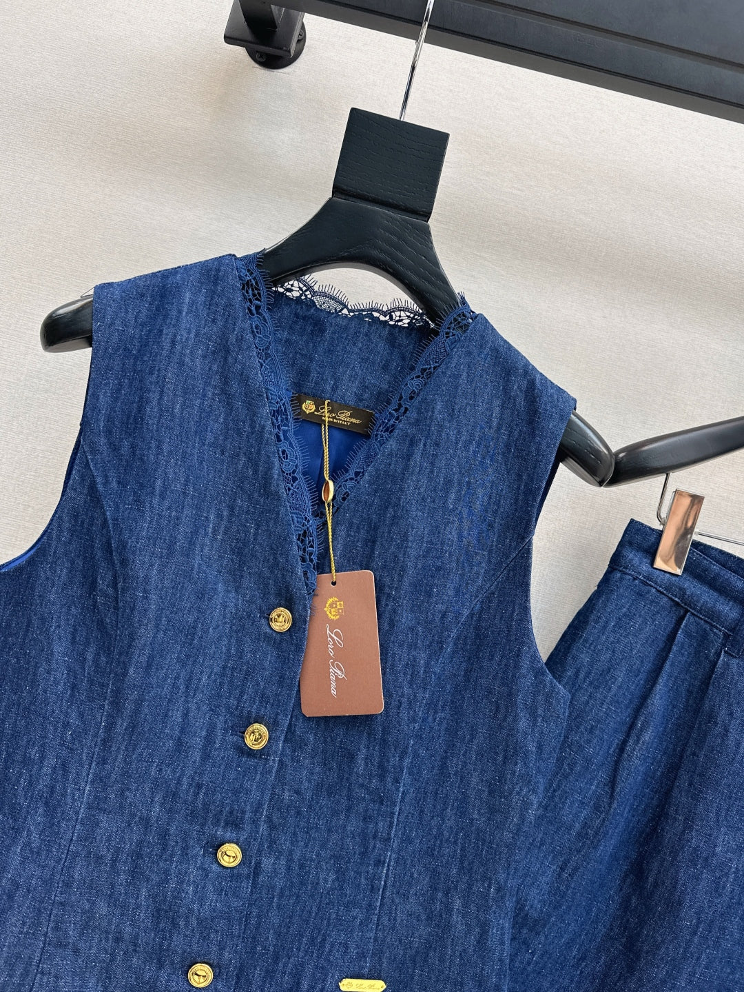 Loro 25ss denim suit