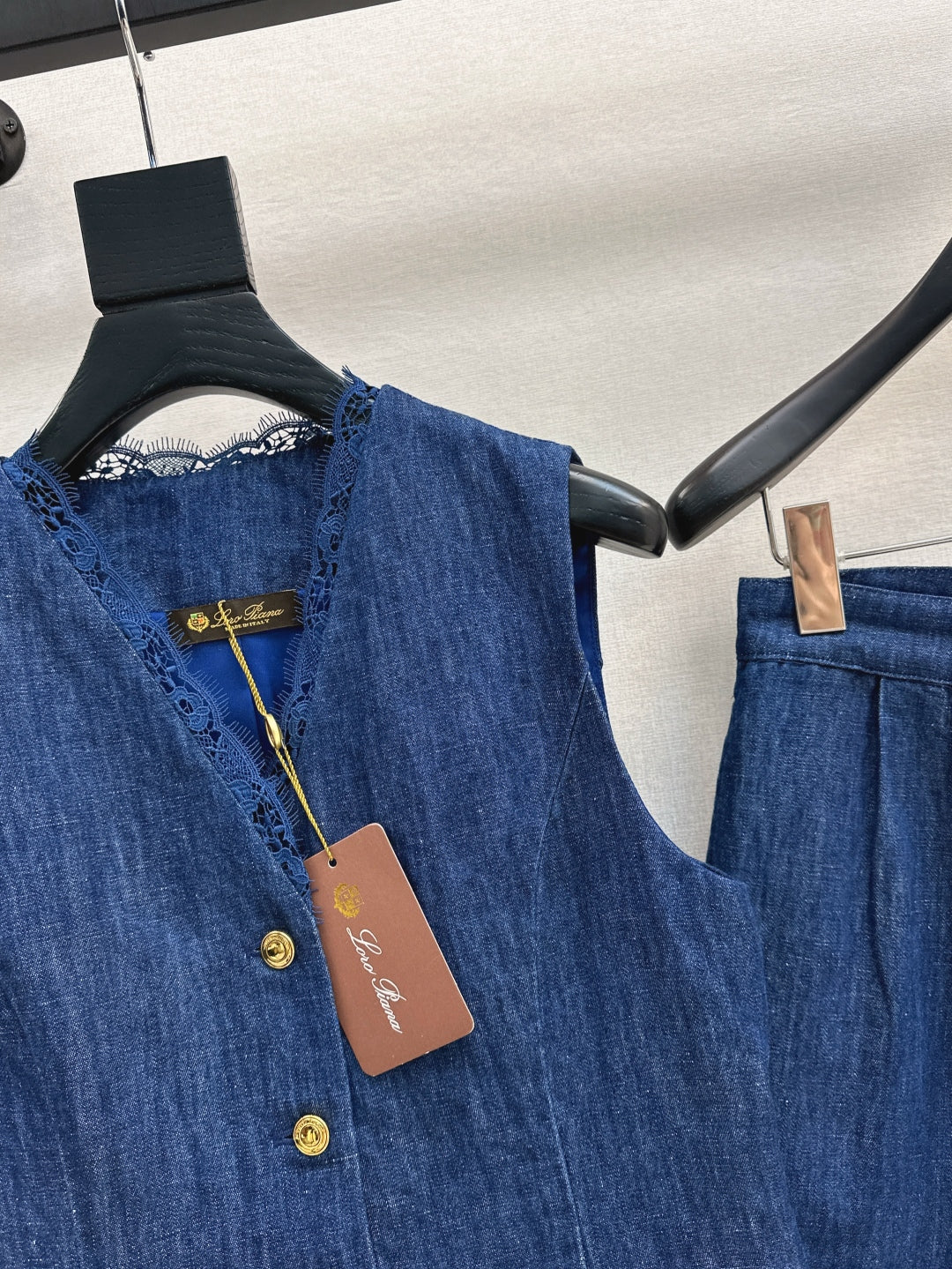 Loro 25ss denim suit