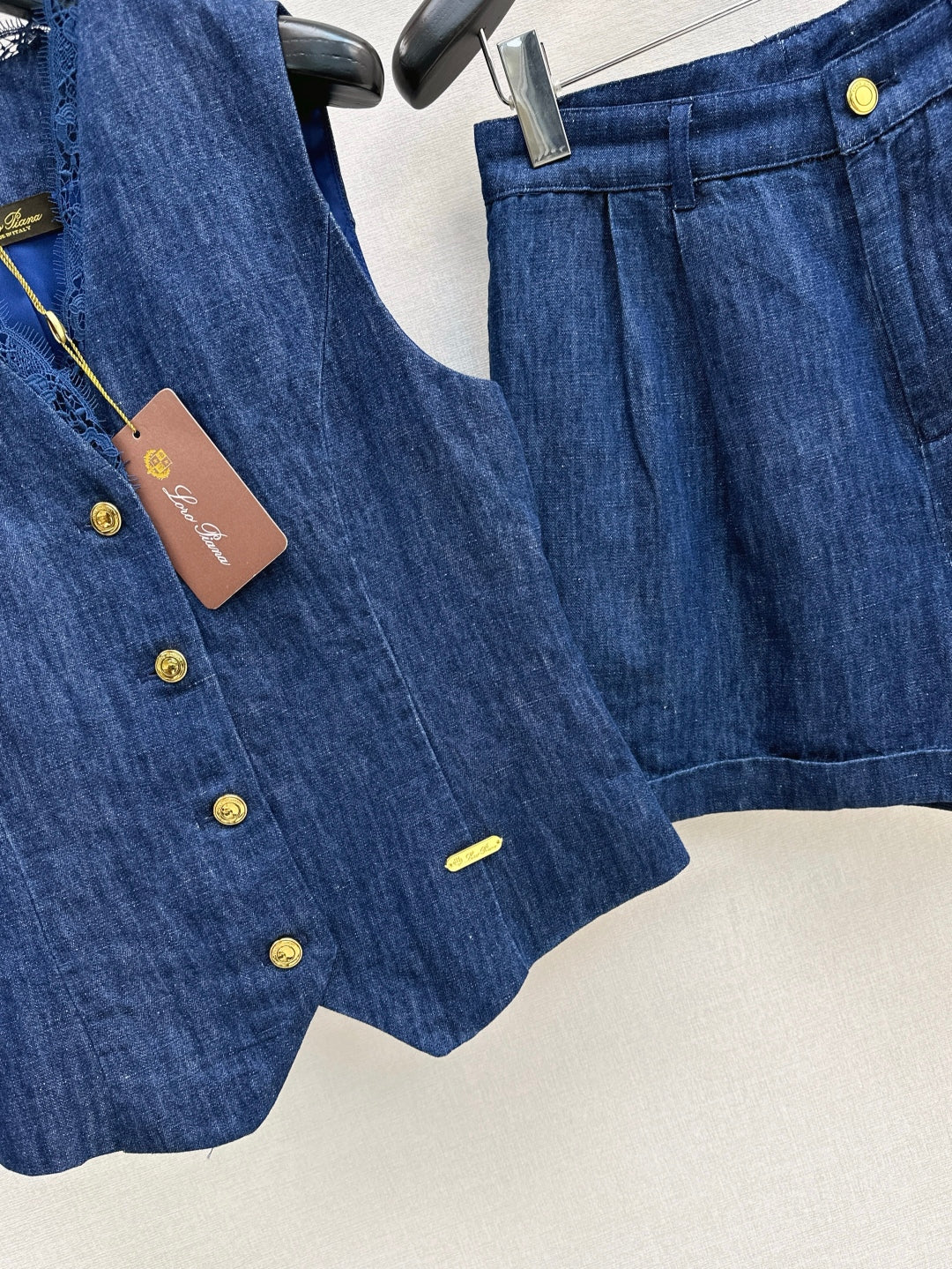 Loro 25ss denim suit