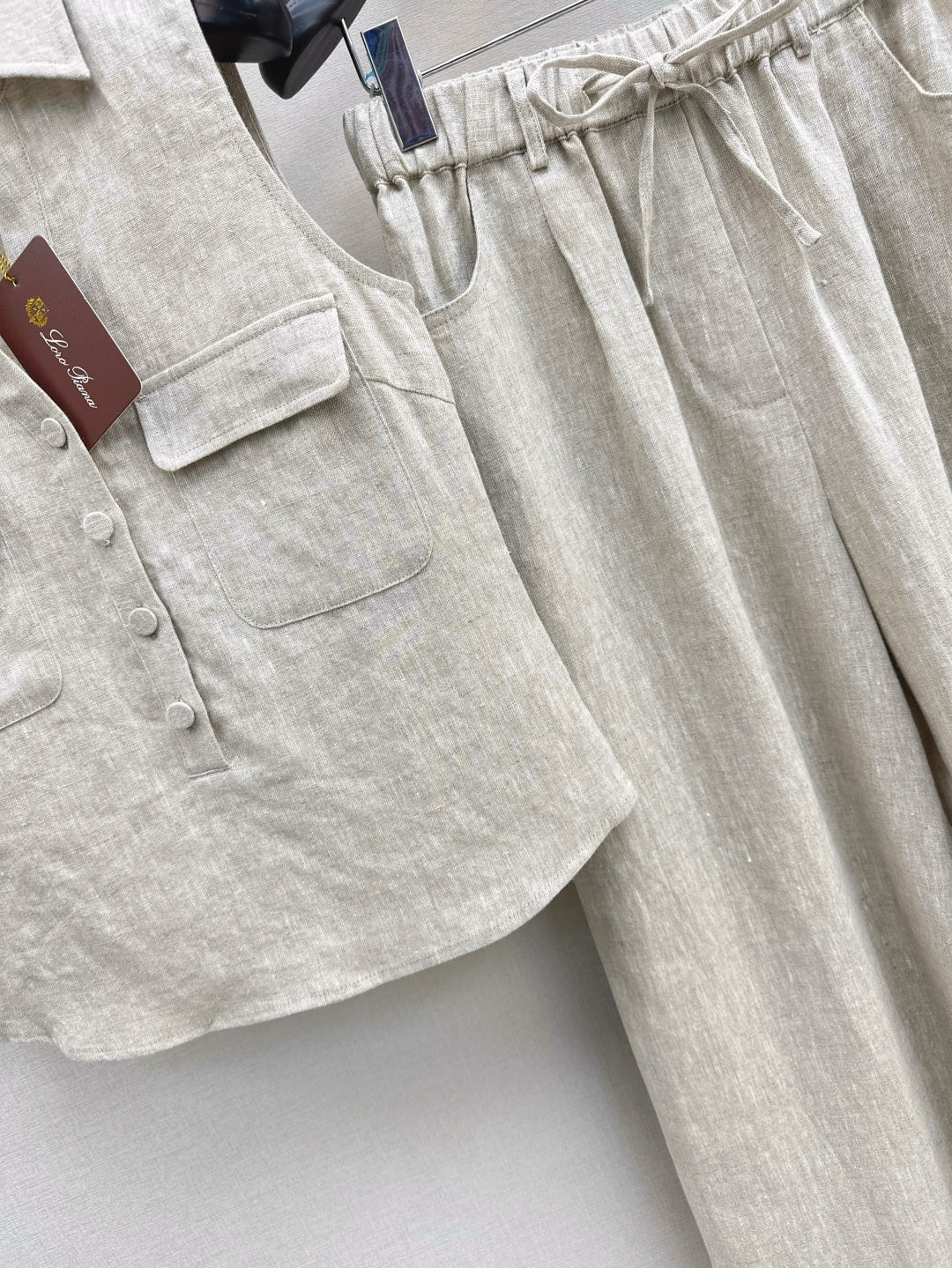 Loro 25ss linen suit