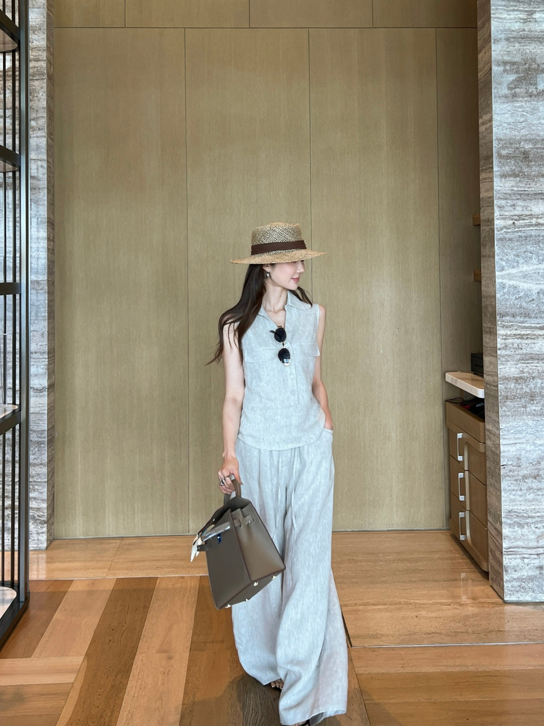 Loro 25ss linen suit