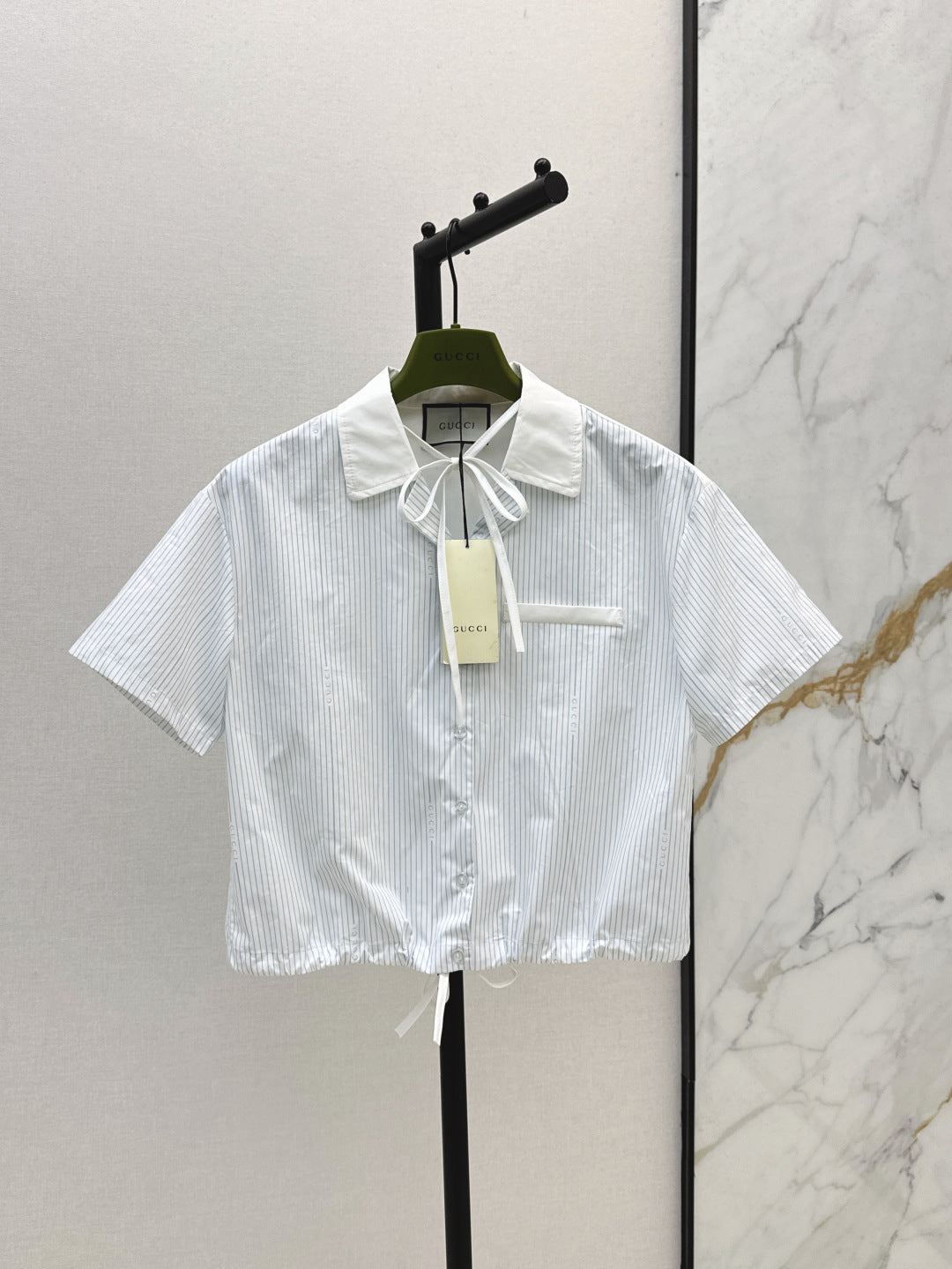 Guc 25ss striped shirt