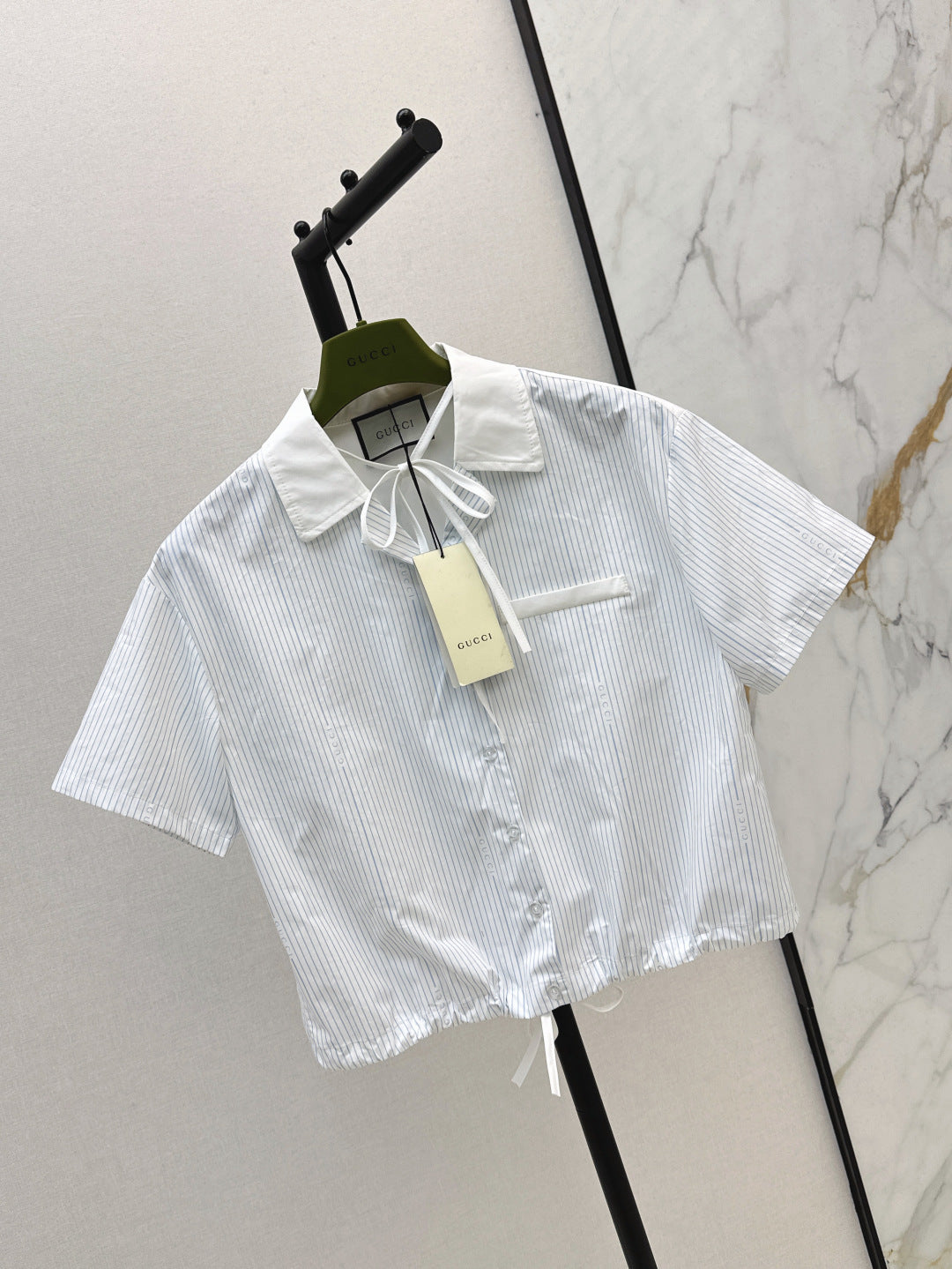 Guc 25ss striped shirt
