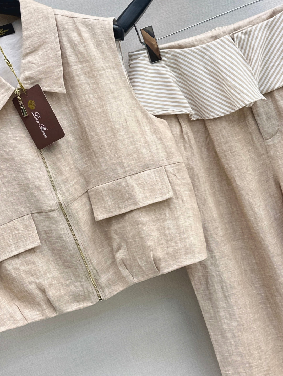 Loro 25ss linen suit