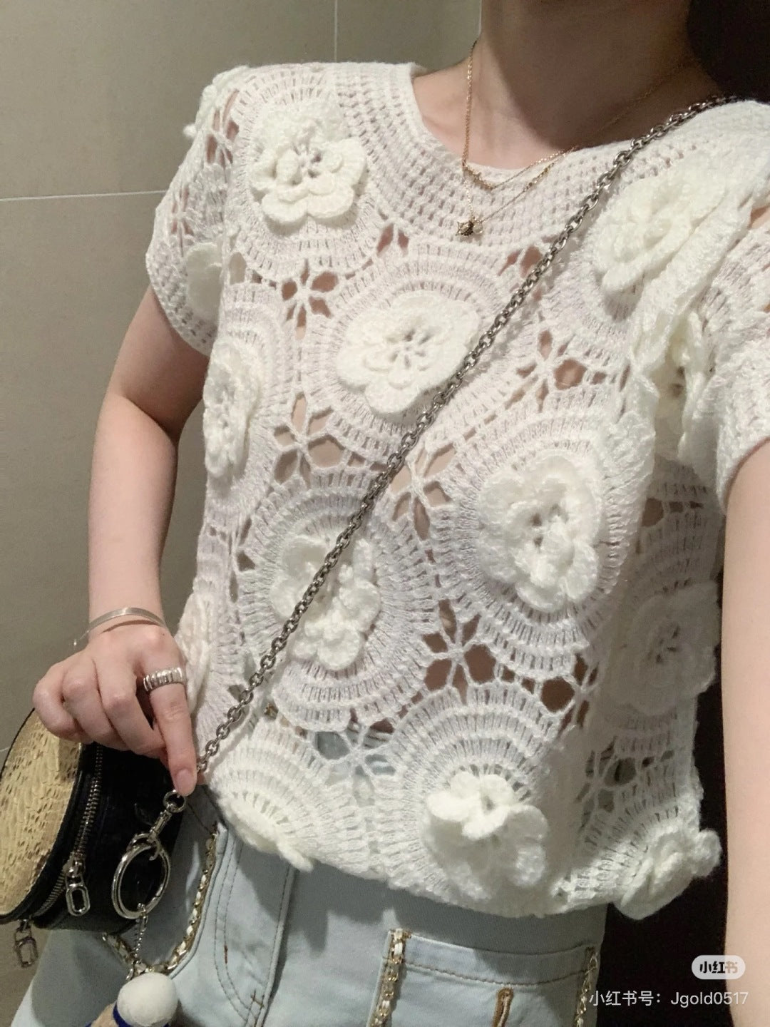 Chan 25ss knit t-shirt