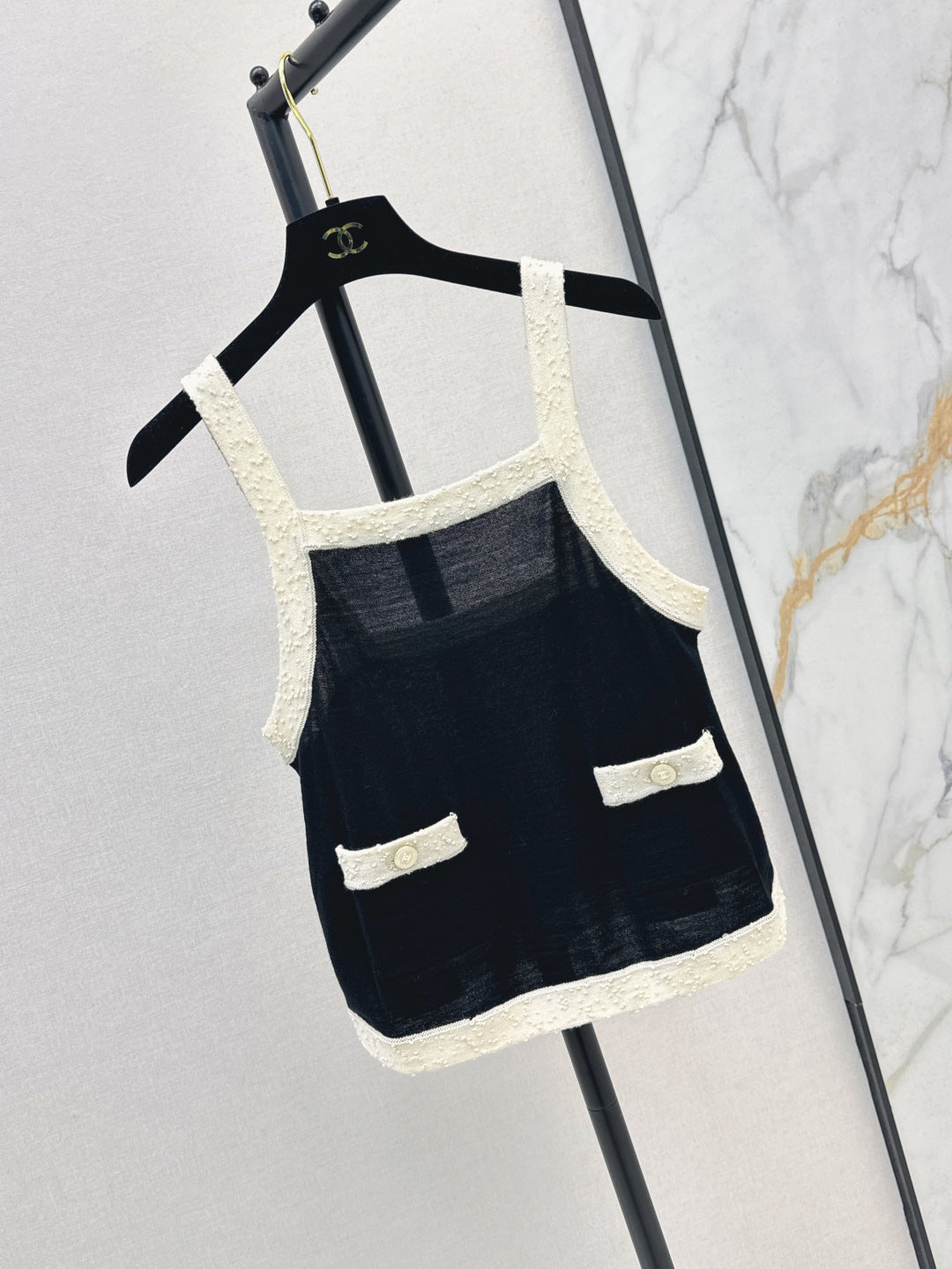 Chan 25ss knit camisole