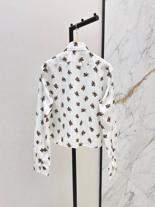 Miu 25ss print shirt